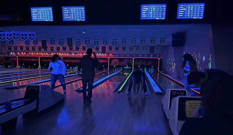 Rock 'n' Glo bowling at South Hill Bowling Centre Moose Jaw